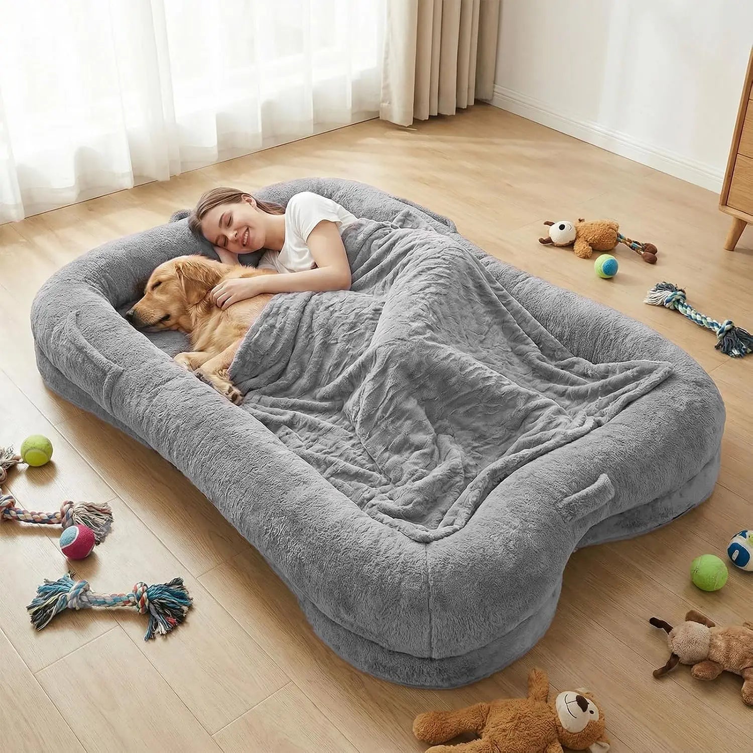 The Snuggle Bed
The Ultimate Human Dog Bed – Snuggle, Relax & Unwind