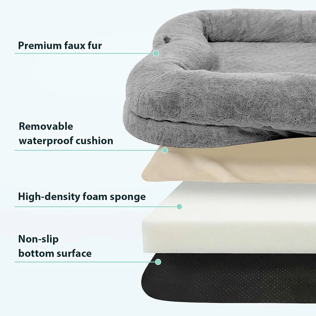 The Snuggle Bed
The Ultimate Human Dog Bed – Snuggle, Relax & Unwind