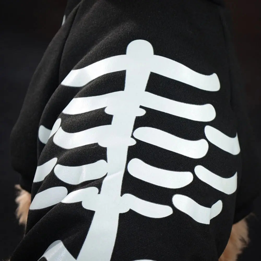 Luminous Pet Skeleton Costume (Soft Halloween Pet Hoodie)